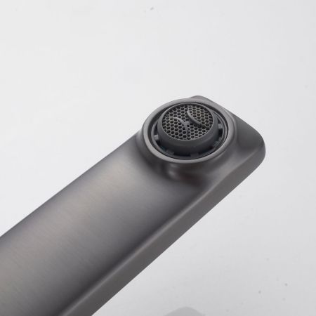 Смеситель для раковины Shevanik S8901T-1, оружейная сталь