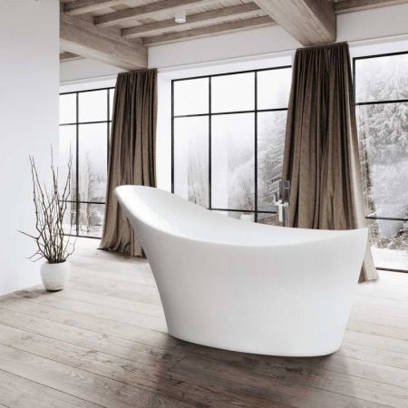 Ванна из искусственного камня Vincea VBT-220S 170x80 без гидромассажа