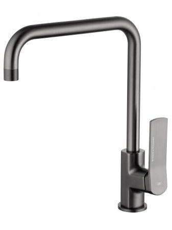 Смеситель для кухни WONZON & WOGHAND, Темный графит (WW-L1006-BGG), артикул WW-L1006-BGG