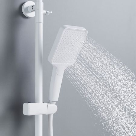 Душевая система Shevanik S4536C, белый