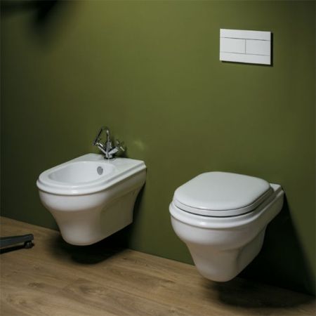 AZZURRA CHARME унитаз подвесной 52х40см, c креплением KIT 2000 CF,цвет белый