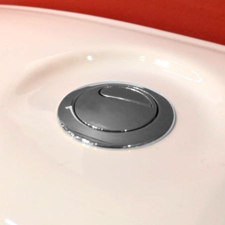 RICAMBI Кнопка двойная, механическая (для тросика), хром, артикул 20525