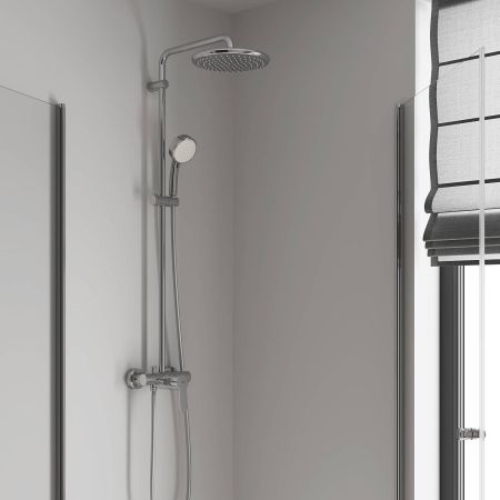 Душевая система GROHE Tempesta Cosmopolitan 250 со смесителем, хром (26673000), артикул 26673000