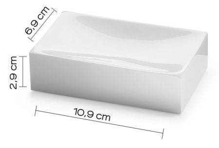 Gedy Sofia, настольная мыльница, цвет белый глянцевый, артикул SF11(02)