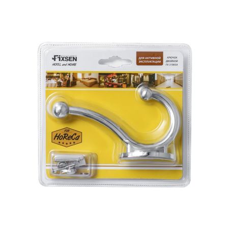 Крючок для ванной FIXSEN HOTEL FX-31005A, хром, артикул FX-31005A