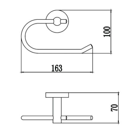 Держатель для туалетной бумаги Savol S-008752, хром, артикул S-008752