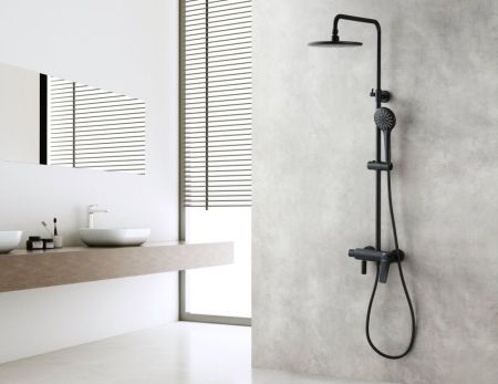 Душевая система Lemark Bronx (LM3762BL), артикул LM3762BL