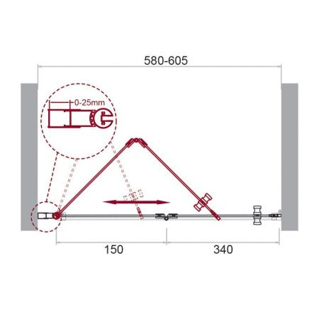 Душевая дверь BelBagno ALBANO-BS-12-80-C-Cr Душевая дверь BelBagno ALBANO-BS-12-80-C-Cr