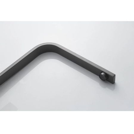 Смеситель для кухни Knotlor KN-21/GM, вороненая сталь, артикул KN-21/GM