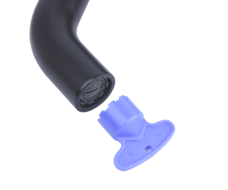 Смеситель для раковины Bronze de Luxe SCANDI 1452B, черный, артикул 1452B