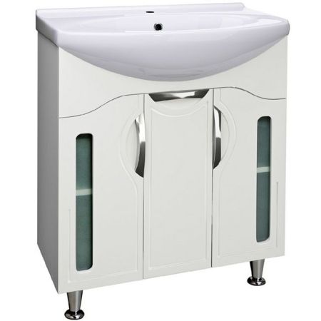 Тумба под раковину Runo Толедо 75 4620750023461 Белая