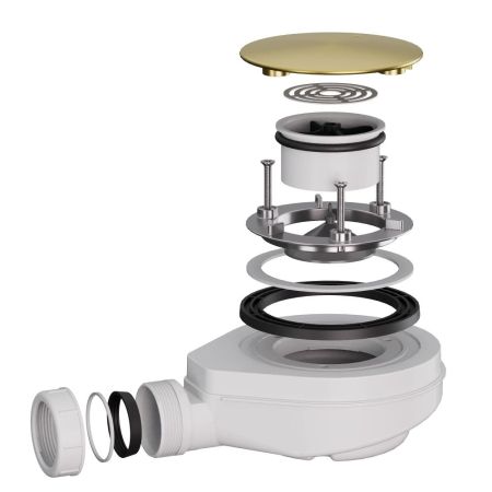 Сифон для поддонов RGW S-16-1G, артикул 442416100-06