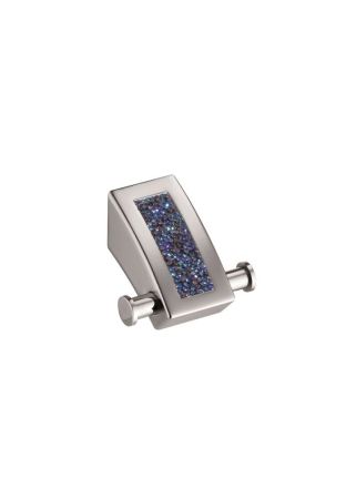 Sanibano Estrella, крючок двойной, цвет хром-кристаллы Swarovski bermudа blue, артикул H9300/09DBB
