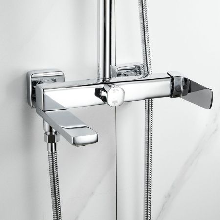 Душевая система Shevanik S9936, хром, артикул S9936