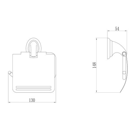Держатель для туалетной бумаги Savol S-003151, хром, артикул S-003151