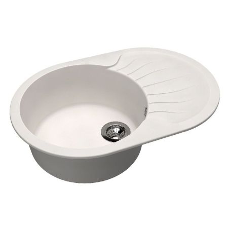 Кухонная мойка Dr. Gans БЕРТА 25.040.C0760.401, белый, артикул 25.040.C0760.401