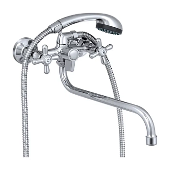 Смеситель для ванны Славен СЛ-ДВ-О31, хром