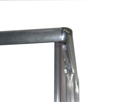 Душевой уголок Parly QZ71S 100х195 профиль Полированный алюминиевый стекло тонированное