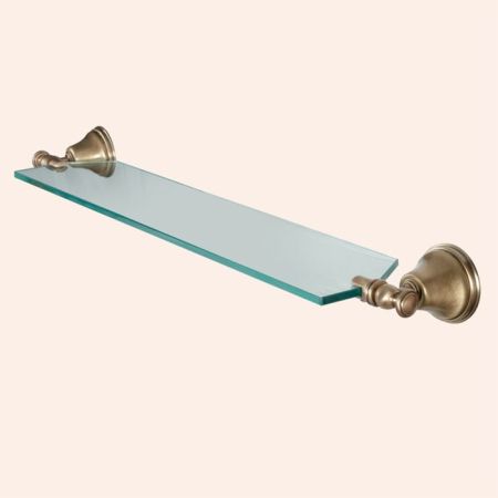 TW Harmony 018, стеклянная полочка 71см, цвет держателя: бронза, артикул TWHA018br