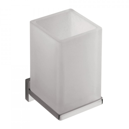 Colombo Look Стакан, цвет: хром/матовое стекло, артикул B1602.CR-VAN