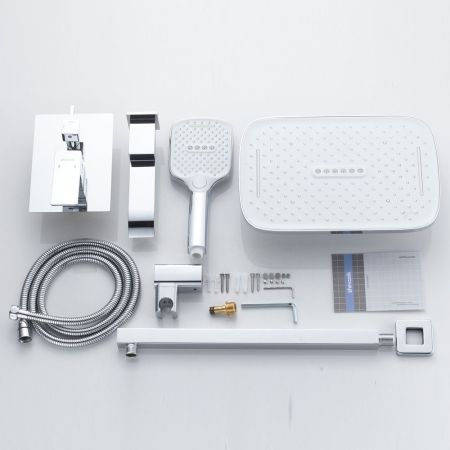 Душевая система встраиваемая Shevanik S4035, хром, артикул S4035