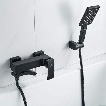 Смеситель для ванны Rose R1552H, черный