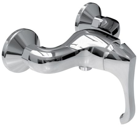 Смеситель Ares для душа, цвет зачищенный хром