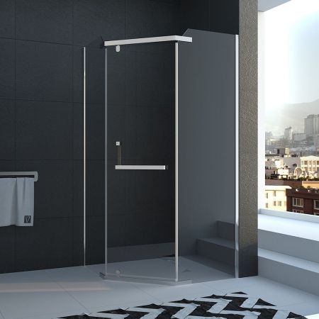 Душевой уголок Rovigo 90х90х195 Прозрачное хром RV36-90T-01-19C1