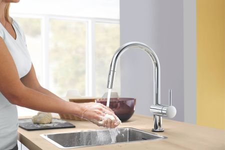 Смеситель для кухни GROHE Minta Touch сенсорный, хром (31358002)
