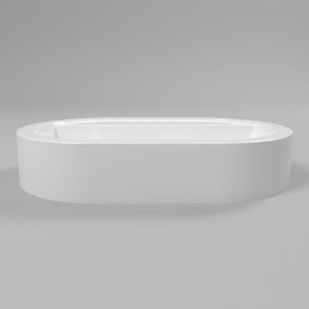 Умывальник WHITECROSS Malachite C 55x35 (белый глянец) иск. камень