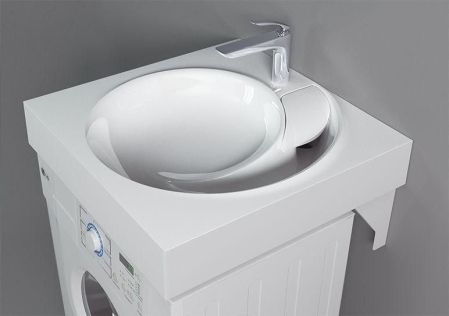 Раковина над стиральной машиной Киото 60*60 с кронштейнами