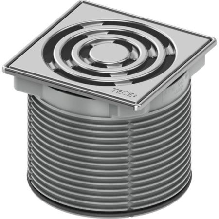 Дизайн-решетка, TECE, Drainpoint S, ширина, мм-110, длина, мм-110, высота, мм-99, вид-декоративная, материал-нержавеющая сталь, цвет-нержавеющая сталь, артикул 3660002