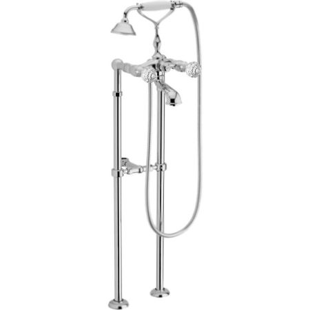 Смеситель для ванны Webert Karenina KA720801 Хром кристаллы Swarovski