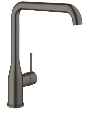 Смеситель для кухни GROHE Essence New, L-излив, тёмный графит матовый (30269AL0), артикул 30269AL0