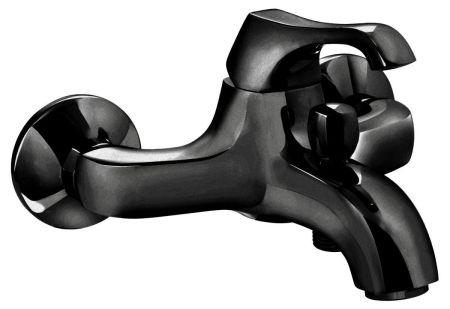 Смеситель Ares для ванной, цвет черный матовый