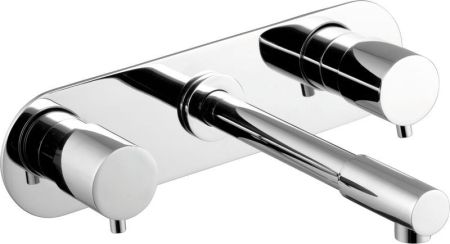 Mariner Voyager, смеситель для раковины из стены с донным клапаном "click clack", цвет хром, артикул 8056-010