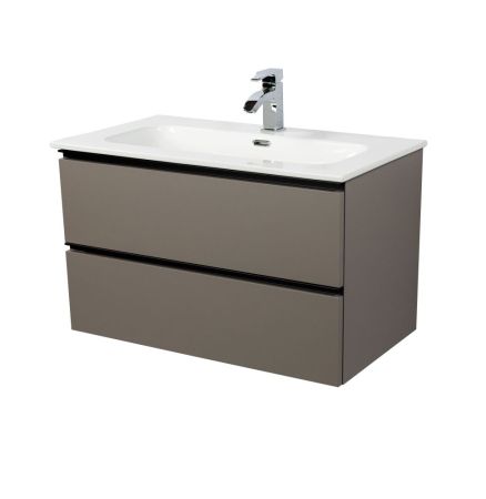 Комплект мебели Visobath Granada, 1000 мм, цвет кварцевый матовый лак (Quarzo), артикул 76544/Quarzo