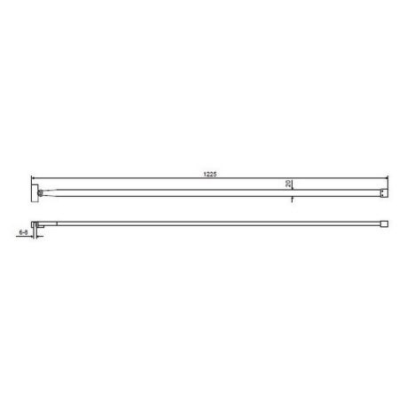 Кронштейн EXCELLENT для серии Vidoq (хром), артикул KAAC.1999.1200