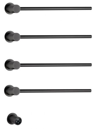 Полотенцесушитель электрический встраиваемый WONZON & WOGHAND HAMBURG, Темный графит (WW-AL314-GM), артикул WW-AL314-GM