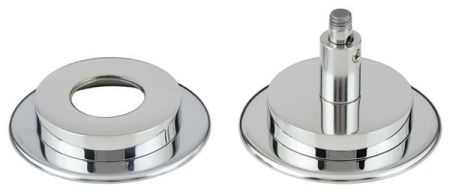 Увеличитель диаметра, Сунержа, TUBE, для водяных полотенцесушителей, ширина, мм-70, глубина, мм-70, высота, мм- 3, материал-нержавеющая сталь, цвет-коричневый глянцевый