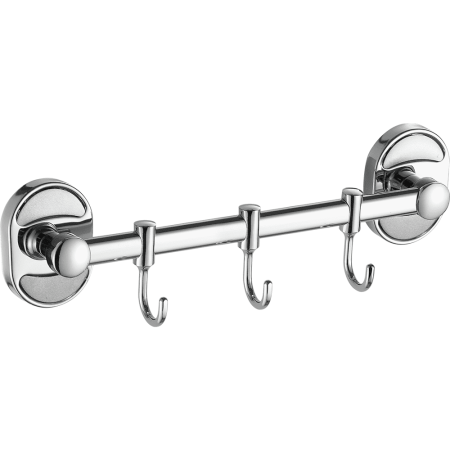Планка с крючками для полотенец FASHUN A1915-3, хром