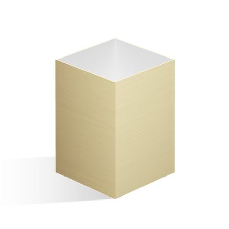 Decor Walther DW 362 Бокс универсальный 6x6x9см, цвет: золото матовое, артикул 0817082