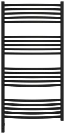 Полотенцесушитель, Сунержа, Аркус 3.0, электрический, ширина, мм-630, глубина, мм-115, высота, мм-1320, межосевое расстояние-600, подключение-нижнее слева, электрокомплект-МЭМ, мощность, Вт-300, материал-нержавеющая сталь, цвет-черный матовый