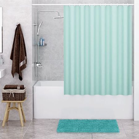 Штора для ванны WasserKRAFT Oder SC-30301 Зеленая, артикул SC-30301