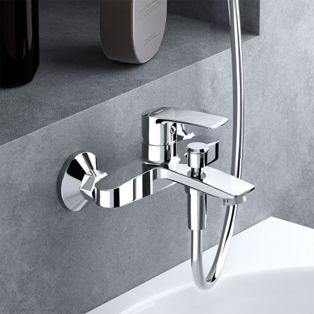 481000000 Eclipse 2.0, смеситель для ванной и душа, хром, артикул 481000000