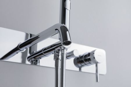 Смеситель для ванны Allen Brau Priority 5.31A05-00 (с внутренней частью) хром, артикул 5.31A05-00