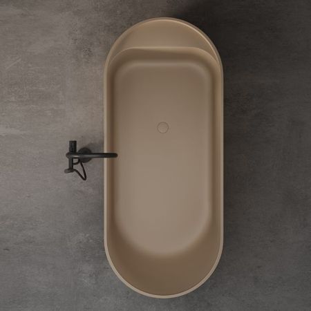 DEA DESIGN Stripes Ванна 1710х720хh560 мм отдельностоящая, цвет dark camel, артикул DD8801 1710 1