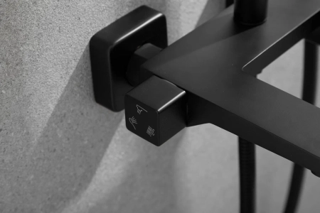 Душевая система Shevanik S9736H, черный