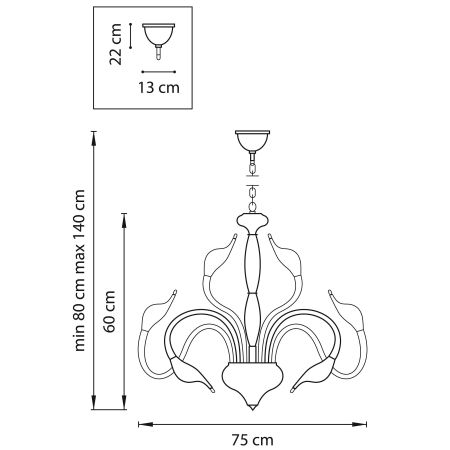 Люстра подвесная Cigno Collo Lightstar 751127, артикул 751127