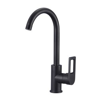 Смеситель для кухни D-Lin D155308-A, черный